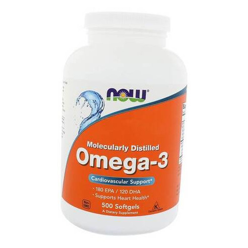 Спеціальний препарат Now Foods Omega-3 1000500 гелкапсул (67128007) фото №1