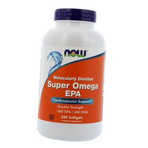 Спеціальний препарат Now Foods Super Omega EPA 240 гелкапсул (67128011) фото №1