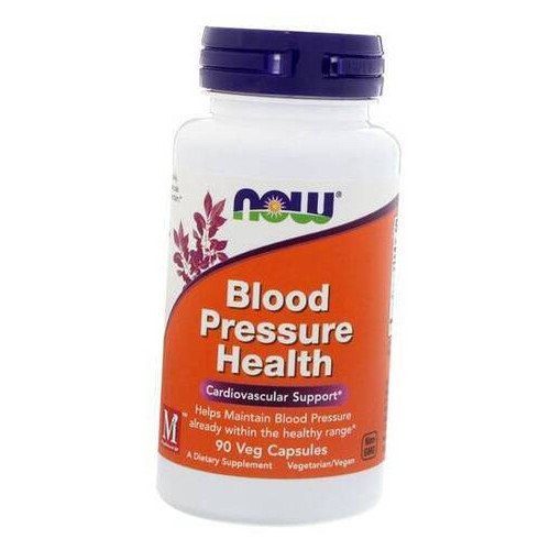 Спеціальний продукт NOW Blood Pressure Health Veg Capsules 90 капсул (4384301180) фото №1