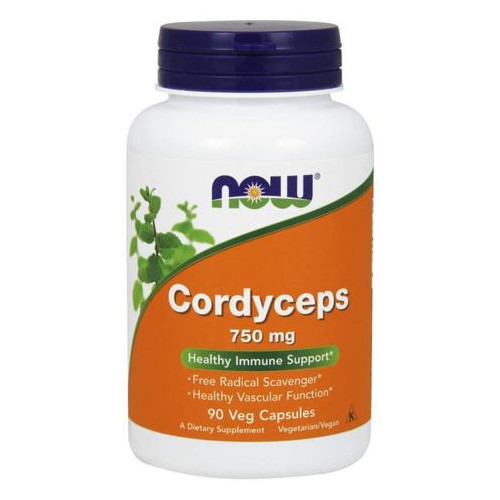 Спеціальний продукт NOW Cordyceps 750 mg Veg Capsules 90 капсул (4384301193) фото №1