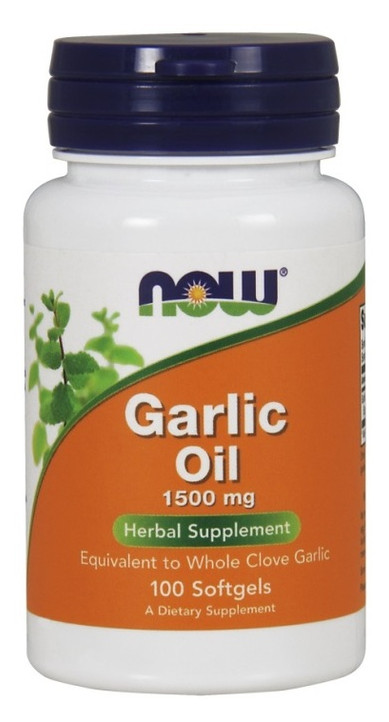 Спеціальний продукт NOW Garlic Oil 1500 mg Softgels 100 капсул (4384301378) фото №1