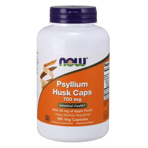 Спеціальний продукт NOW Psyllium Husk 700 mg Veg Capsules 180 капсул (4384301228) фото №2