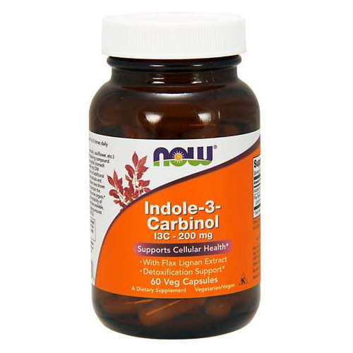 Спеціальний продукт NOW Indole-3-Carbinol (I3C) 200 mg Veg Capsules 60 капсул (4384301637) фото №1
