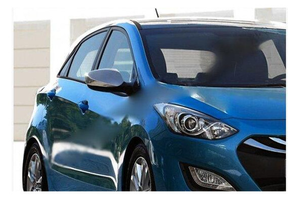 Накладки на дзеркала Hyundai Accent 2011-2017 без вирізу під поворот 2шт. (64531812) фото №1