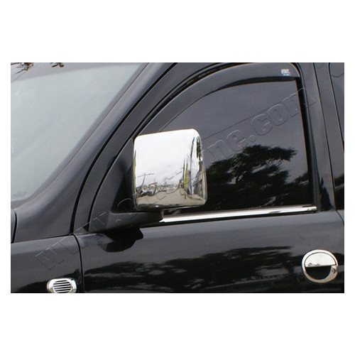 Omsaline для Opel Combo C (2001-2011) Накладки на дзеркала (Abs-хром.) 2шт (5220111) фото №1