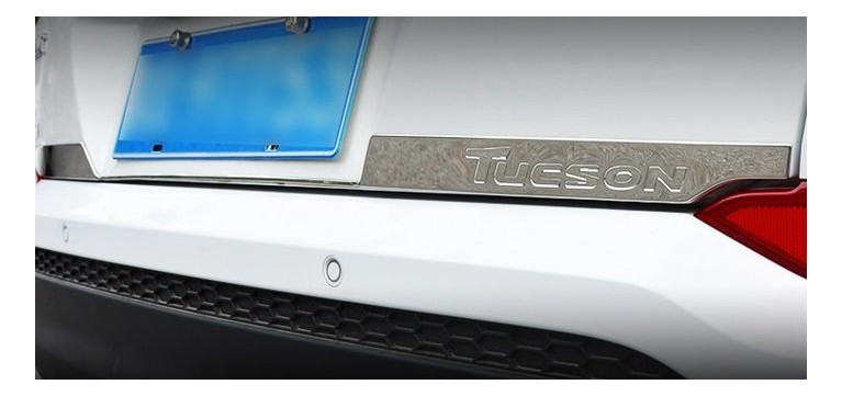 Hyundai Tucson TL 2015 накладка хром на задні двері нижня (BHYTS1556-U) фото №1