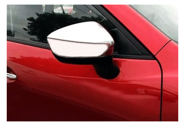 Mazda CX-5 2017 накладки хром на дзеркала цілісні (JMTCX517MCF) фото №1