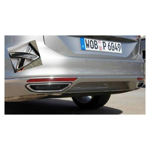 Накладки на задні катафоти Carmos VW Passat B8 2014-2шт (6454512) фото №1