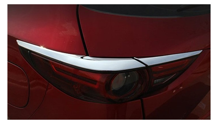 Mazda CX-5 2017 накладки хром на задні ліхтарі верхні (JMTCX517TLC) фото №1