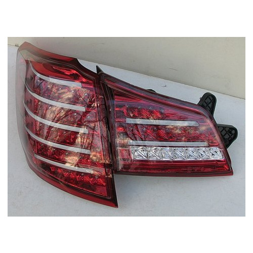 Subaru Outback B14 ліхтарі задні світлодіодні LED тоновані червоні BR9 (60-1407CR) фото №3