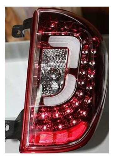 Toyota Rush / Daihatsu Terios задні світлодіодні ліхтарі LED червоні тоновані (60-1408SRC) фото №8
