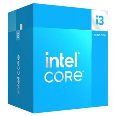 Процесор Intel Core i3 14100F 3.5GHz (12MB Raptor Lake Refresh 60W S1700) Box (BX8071514100F) фото №1