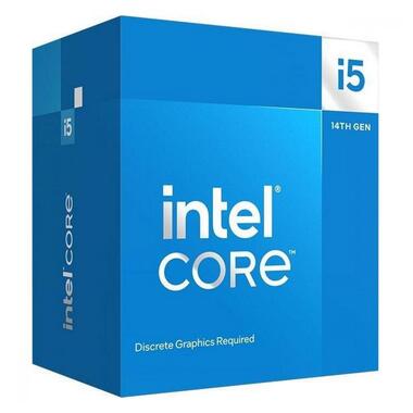 ЦПУ Intel Core i5-14400F 10C/16T 2.5GHz 20Mb LGA1700 65W w/o graphics Box (BX8071514400F) фото №2