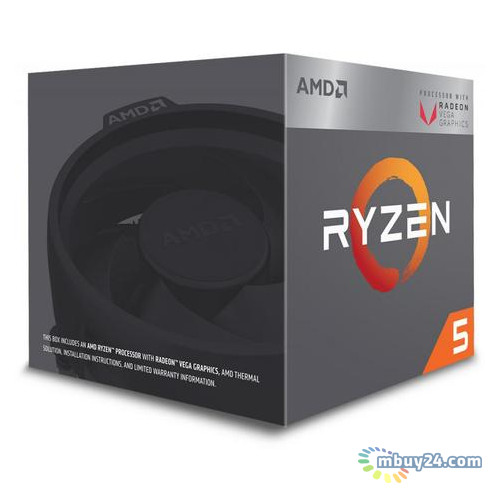 Процессор AMD Ryzen 5 2400G (YD2400C5FBBOX) фото №2