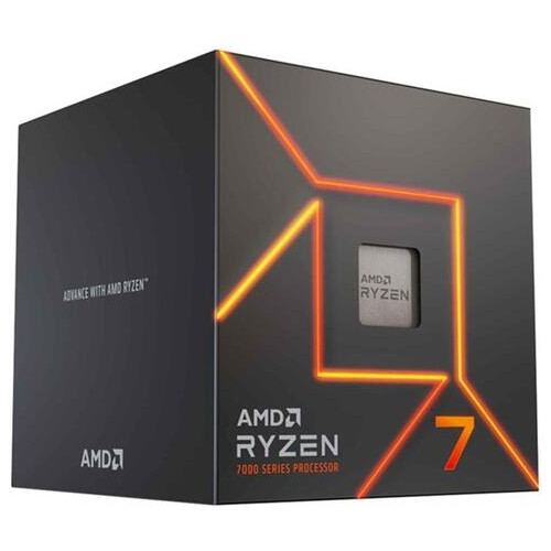 Процесор AMD Ryzen 7 7700 (8C/16T, 3.8-5.3GHz,32MB,65W,AM5,Wraith Prism) BOX (100-100000592BOX) фото №2