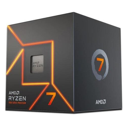 Процесор AMD Ryzen 7 7700 (8C/16T, 3.8-5.3GHz,32MB,65W,AM5,Wraith Prism) BOX (100-100000592BOX) фото №1