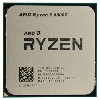 Процесор AMD Ryzen 5 4600G (3.7GHz 8MB 65W AM4) Tray (100-100000147) фото №1