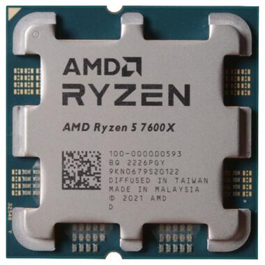 Процесор AMD Ryzen 5 7600X (4.7GHz 32MB 105W AM5) Tray (100-000000593) фото №1