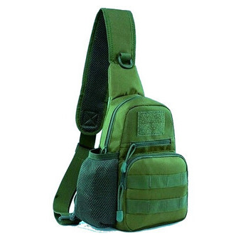 Тактична, армійська чоловіча сумка-слінг Survival хакі фото №6