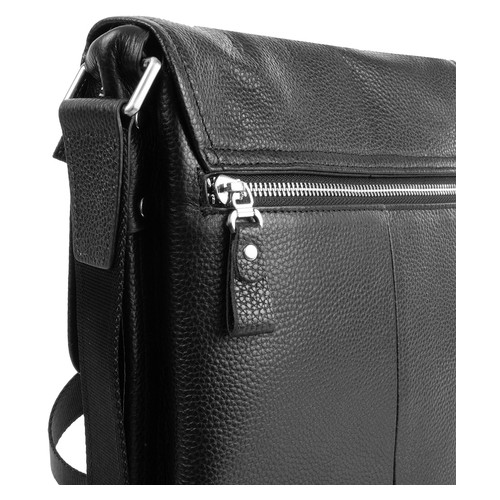 Кожаная мужская сумка Vito Torelli VT-9079-1-black фото №7