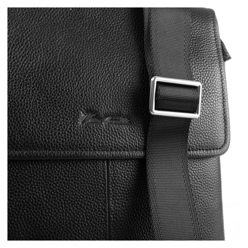 Кожаная мужская сумка Vito Torelli VT-9079-1-black фото №6
