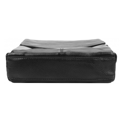 Чоловічі шкіряні сумки Borsa Leather 10t8871-black фото №4