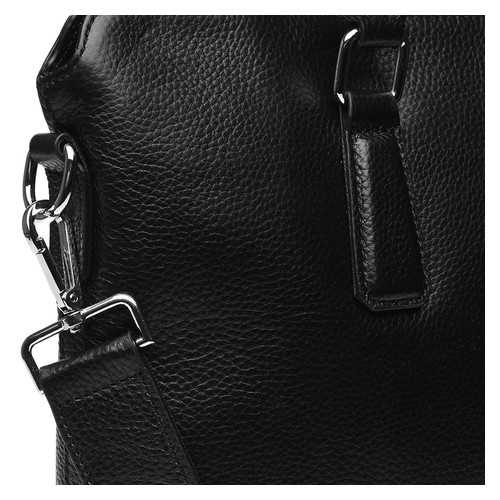 Чоловічі шкіряні сумки Borsa Leather k19152-1-black фото №5