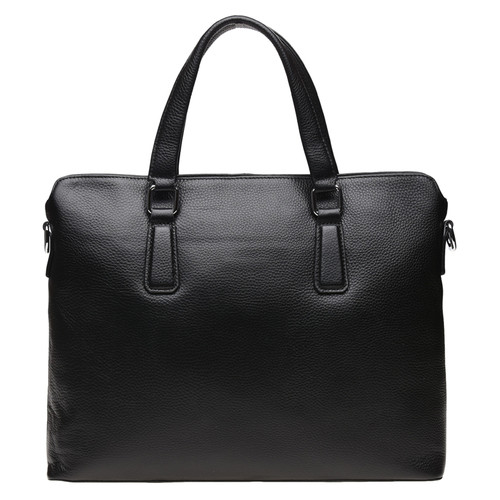 Чоловічі шкіряні сумки Borsa Leather k19152-1-black фото №2