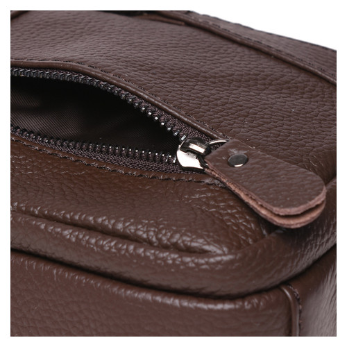 Чоловічі шкіряні сумки Borsa Leather K11169a-brown фото №7