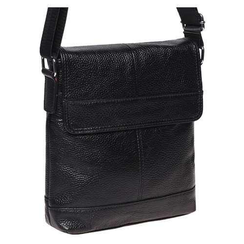 Чоловічі шкіряні сумки Borsa Leather K13822-black фото №8