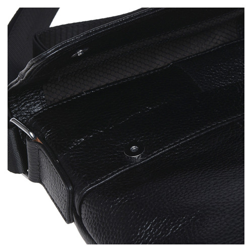 Чоловічі шкіряні сумки Borsa Leather K13822-black фото №4