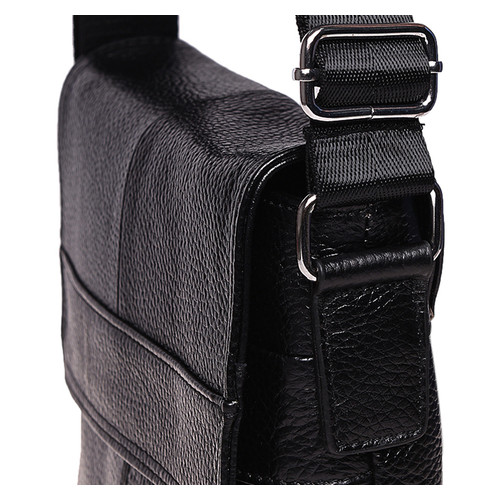 Чоловічі шкіряні сумки Borsa Leather K13822-black фото №3