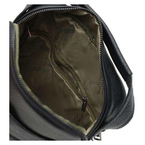 Чоловічі шкіряні сумки Borsa Leather k1885-black фото №5