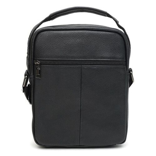 Чоловічі шкіряні сумки Borsa Leather k1885-black фото №3