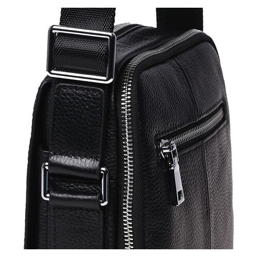 Чоловіча шкіряна сумка Ricco Grande K16266-black фото №6