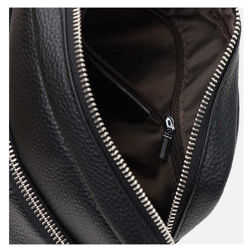 Чоловіча шкіряна сумка Ricco Grande K16615B-black фото №5