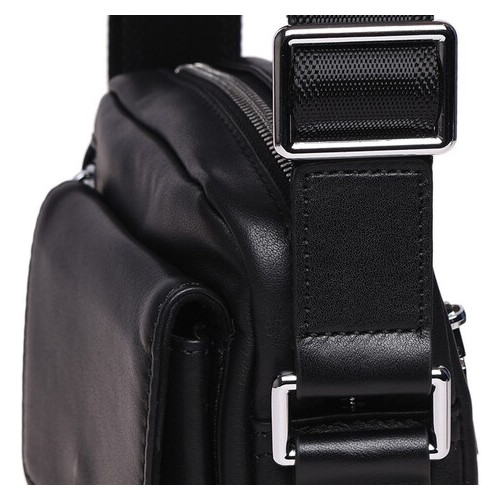 Чоловіча шкіряна сумка Ricco Grande K16426-black фото №6