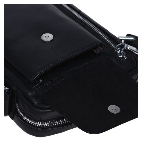 Чоловіча шкіряна сумка Ricco Grande K16426-black фото №8