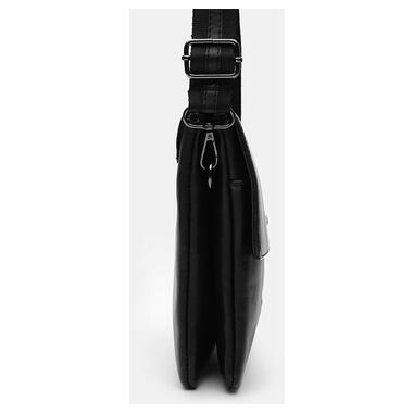 Чоловіча шкіряна сумка Ricco Grande T1tr0021bl-black фото №4