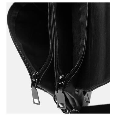 Чоловіча шкіряна сумка Ricco Grande T1tr0021bl-black фото №5