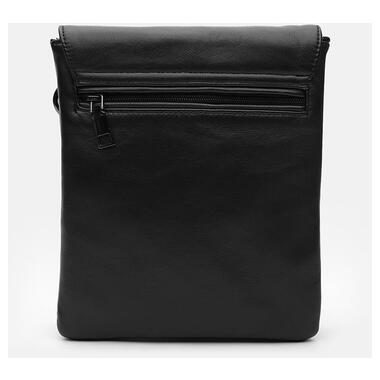 Чоловіча шкіряна сумка Ricco Grande T1tr0021bl-black фото №3