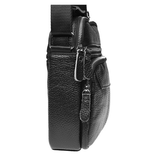 Чоловіча шкіряна сумка Keizer K13657-black фото №4