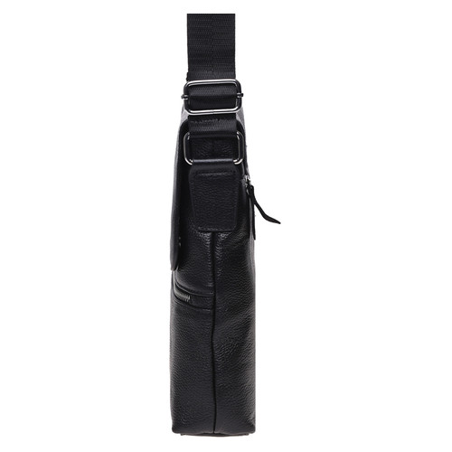Чоловіча шкіряна сумка Keizer K187015-black фото №4