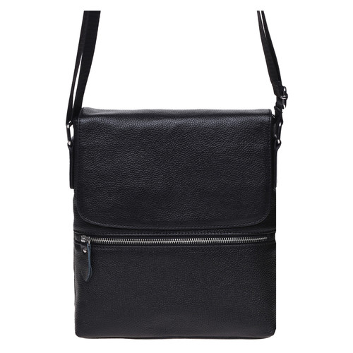 Чоловіча шкіряна сумка Keizer K187015-black фото №2