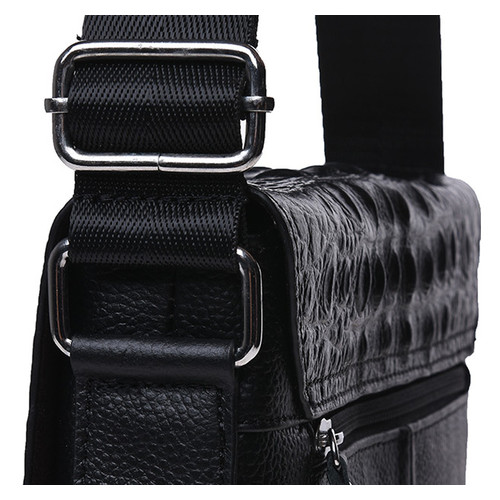 Чоловічі шкіряні сумки Keizer K187013-black фото №4