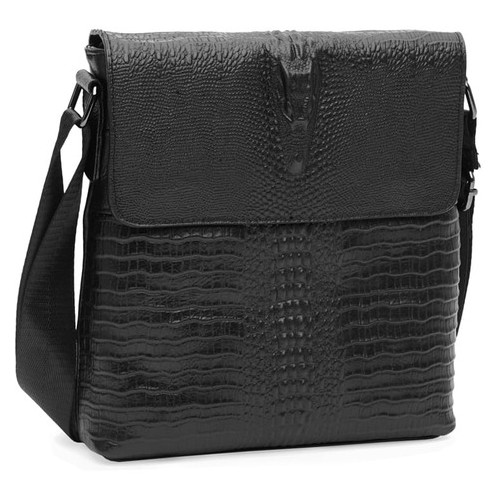 Чоловічі шкіряні сумки Keizer K18159bl-black фото №1