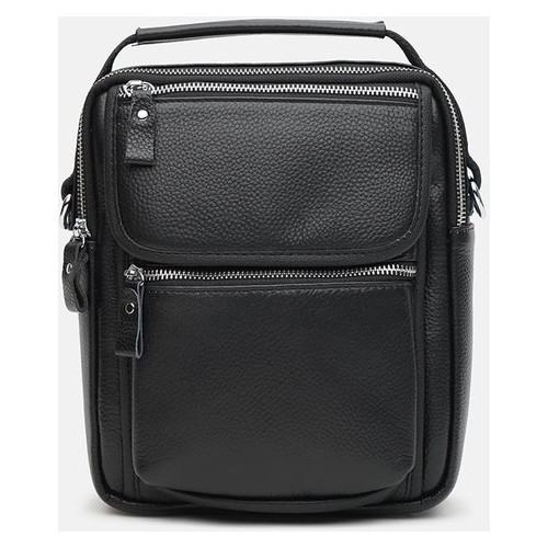 Чоловічі шкіряні сумки Keizer K18209bl-black фото №3