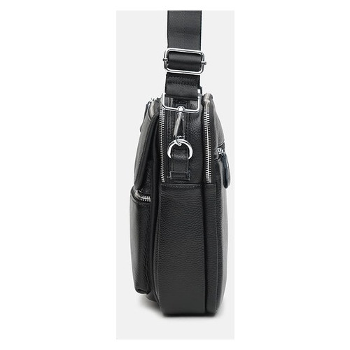 Чоловічі шкіряні сумки Keizer K18209bl-black фото №5