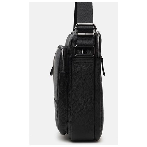 Чоловіча шкіряна сумка Keizer k14014-black фото №4