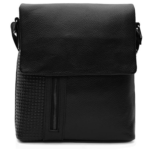 Чоловіча шкіряна сумка Keizer K10122bl-black фото №1